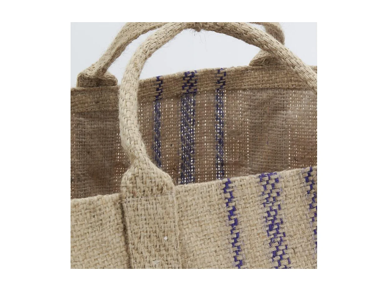 Sac à bûches en jute