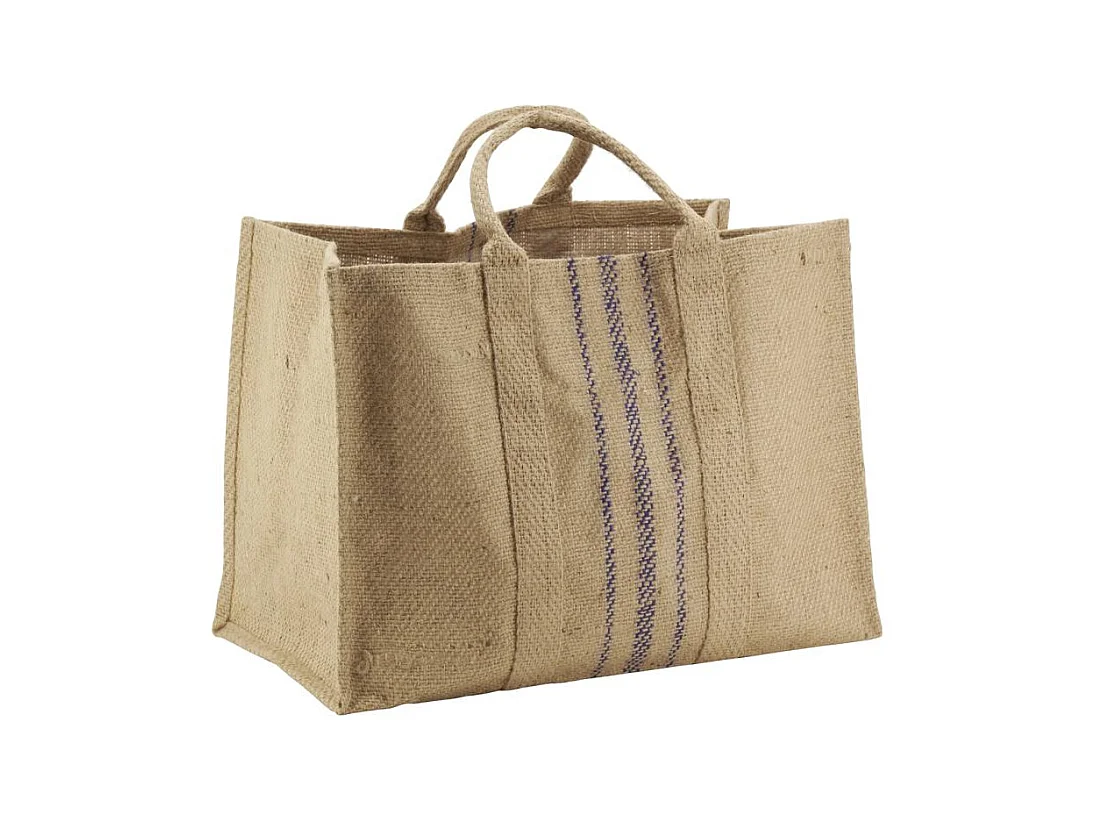 Sac à bûches en jute