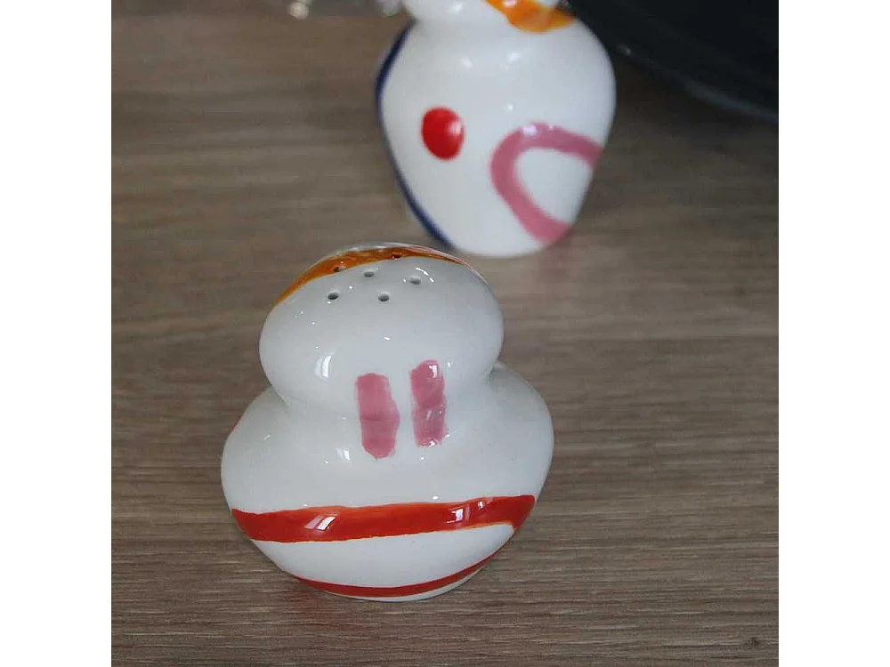 Salière et poivrière en céramique Laura