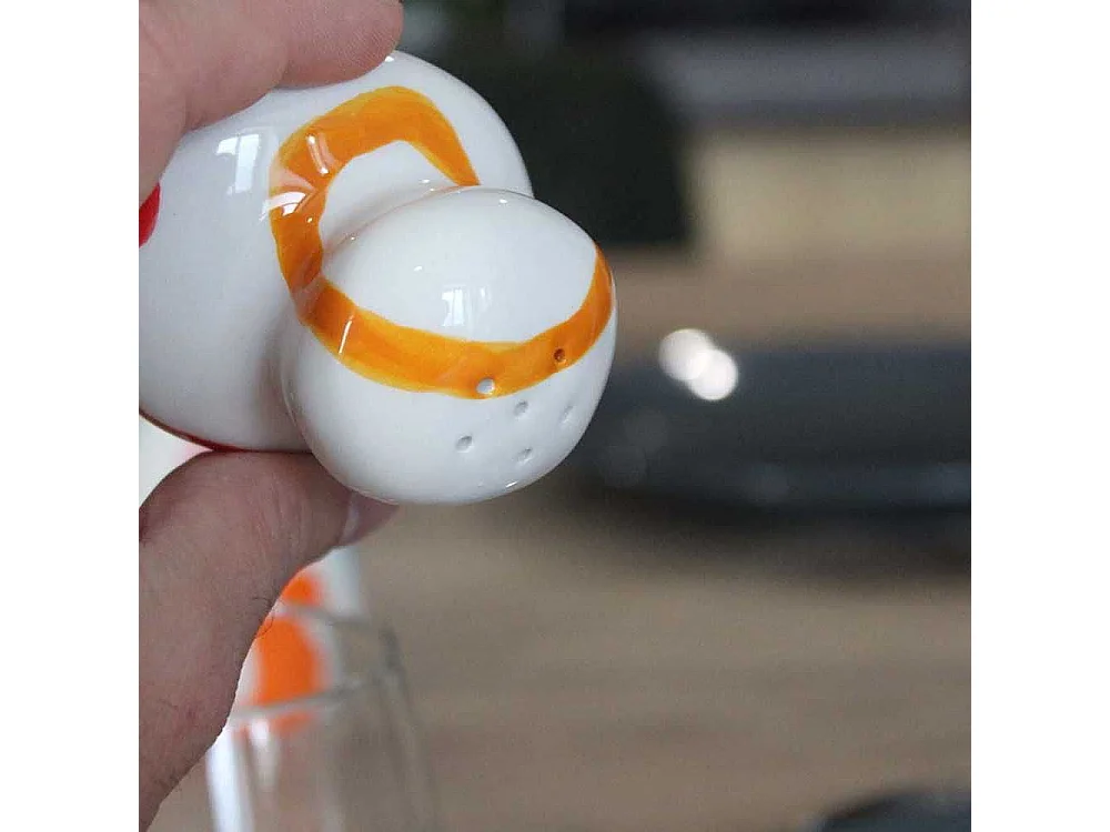 Salière et poivrière en céramique Laura