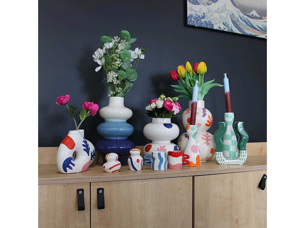 Bougeoir en céramique Nina