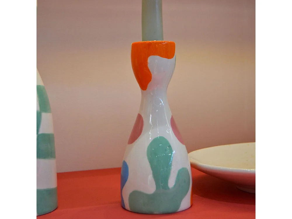 Bougeoir en céramique  Nino