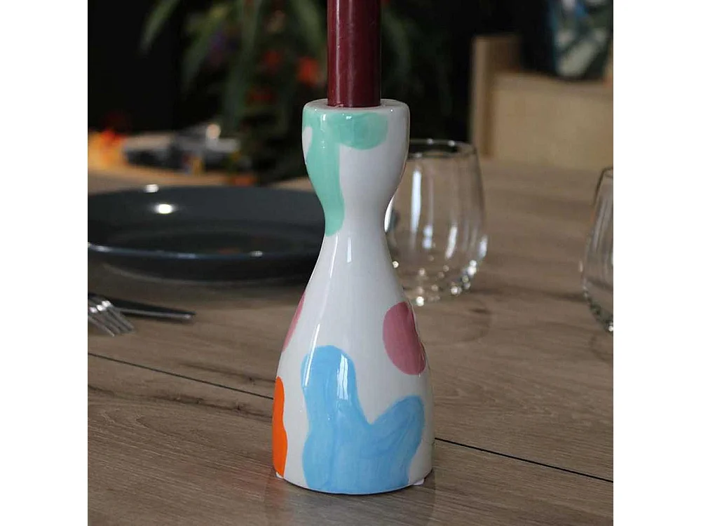 Bougeoir en céramique  Nino
