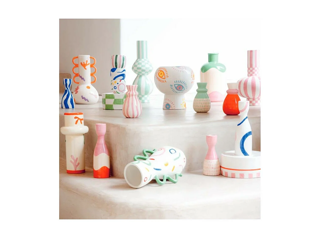 Bougeoir en céramique  Nino