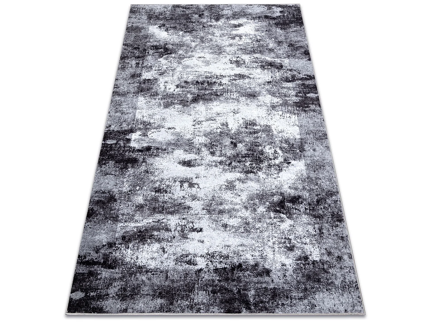 MIRO 52241.801 tapijt wasbaar Vintage antislip - grijs 160x220 cm