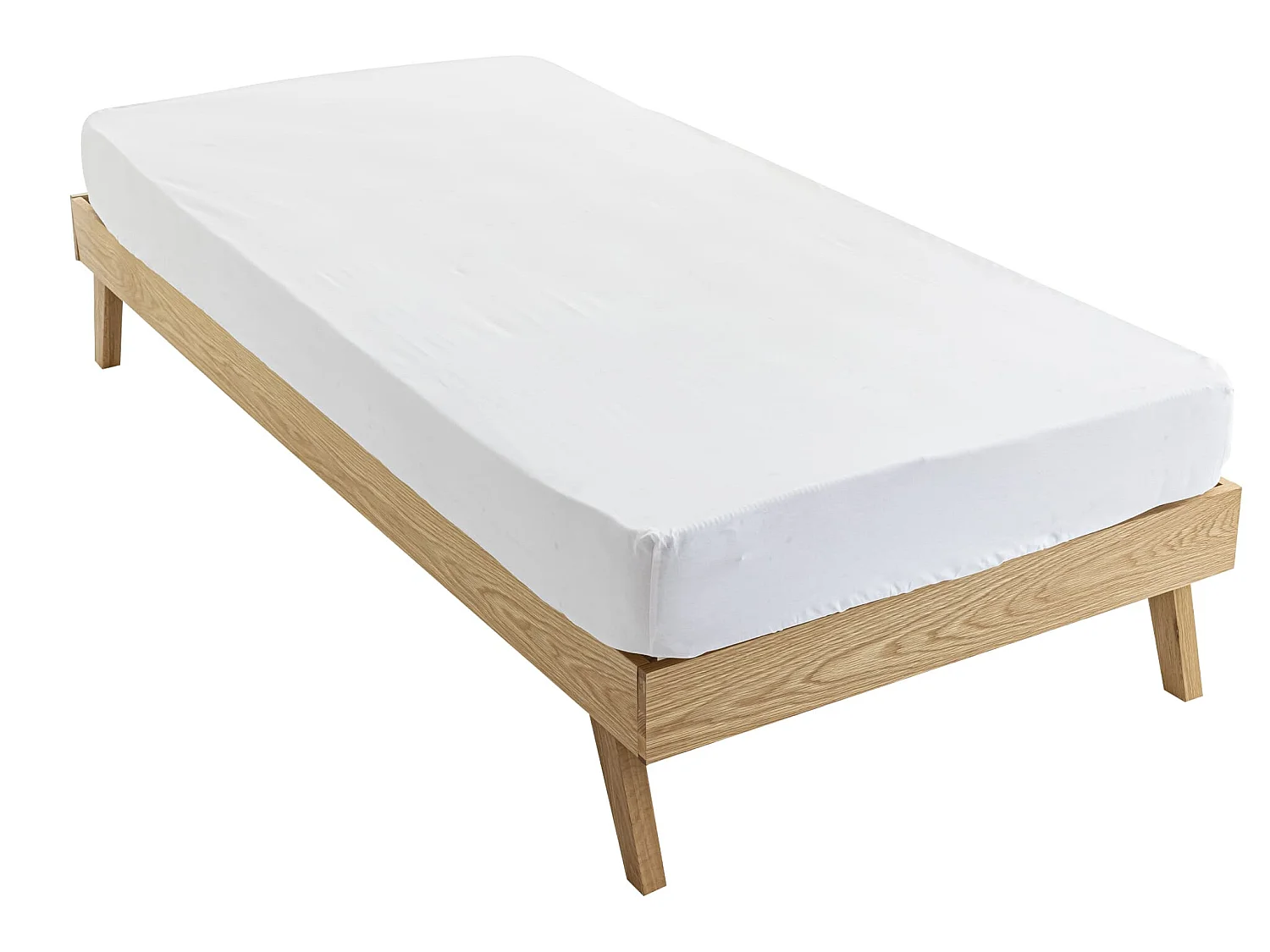 Lit enfant avec pieds évasés scandinaves 90x190 - LT17016