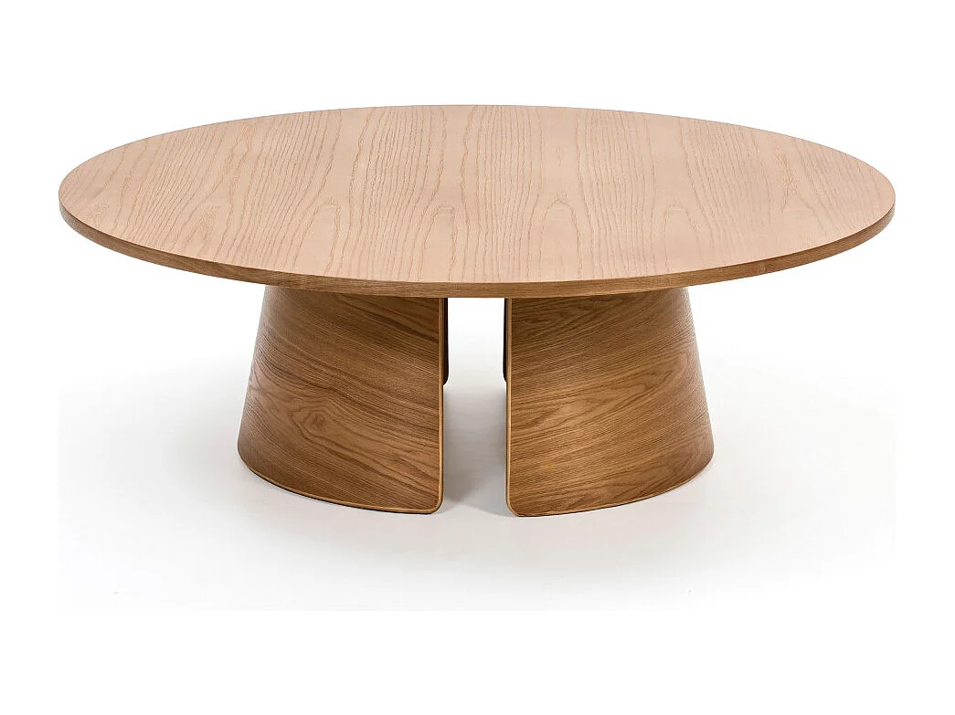Cep - Table basse ronde en bois ø110cm - Bois clair