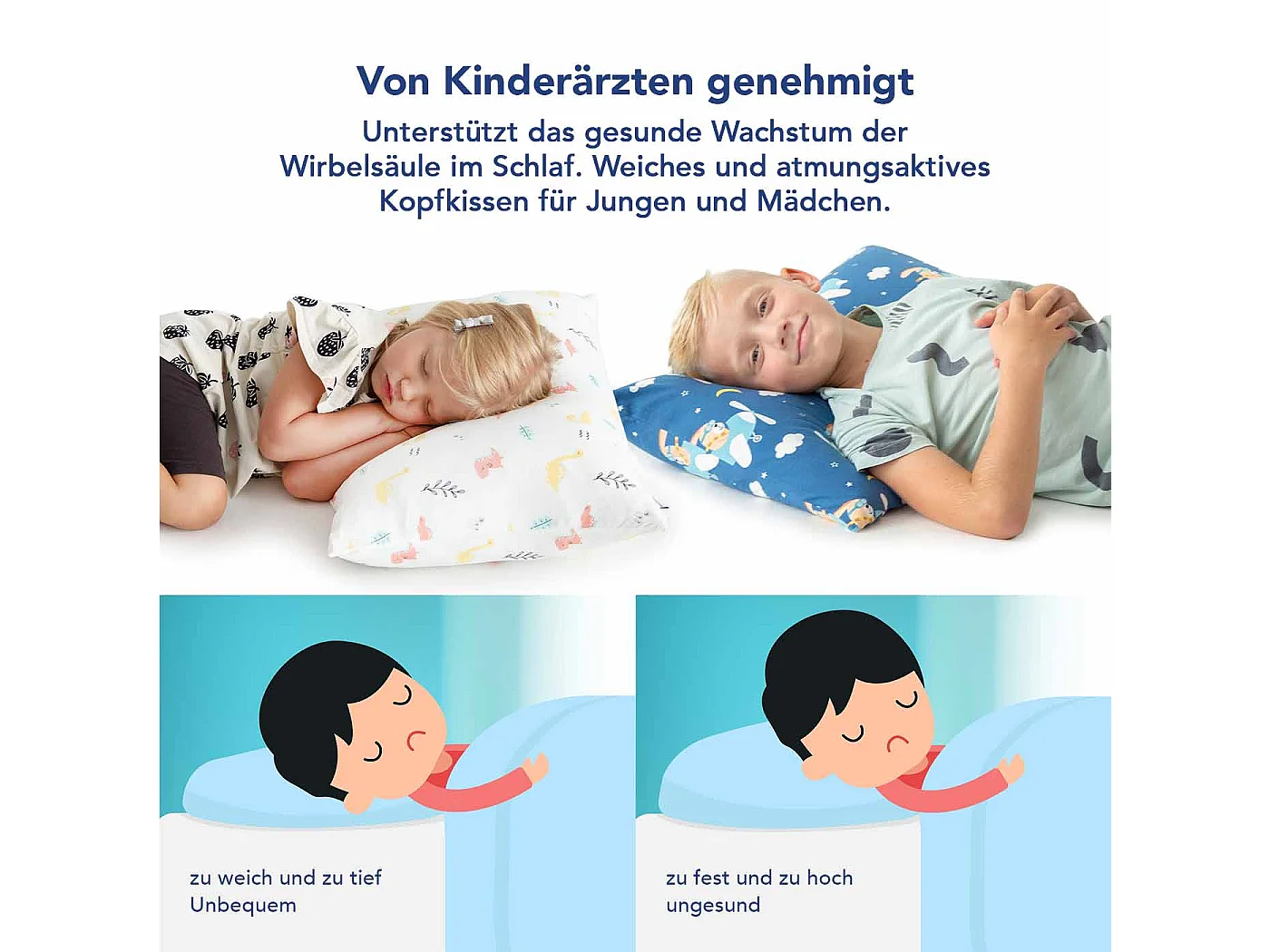 Coussin pour petits enfants 40x60cm