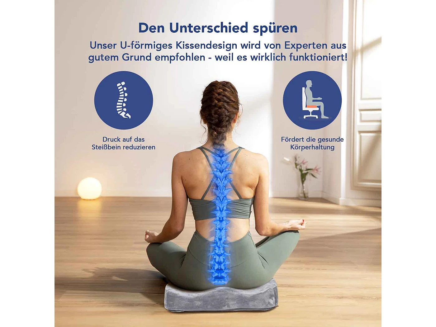 ORTHOPÄDISCHES SITZKISSEN