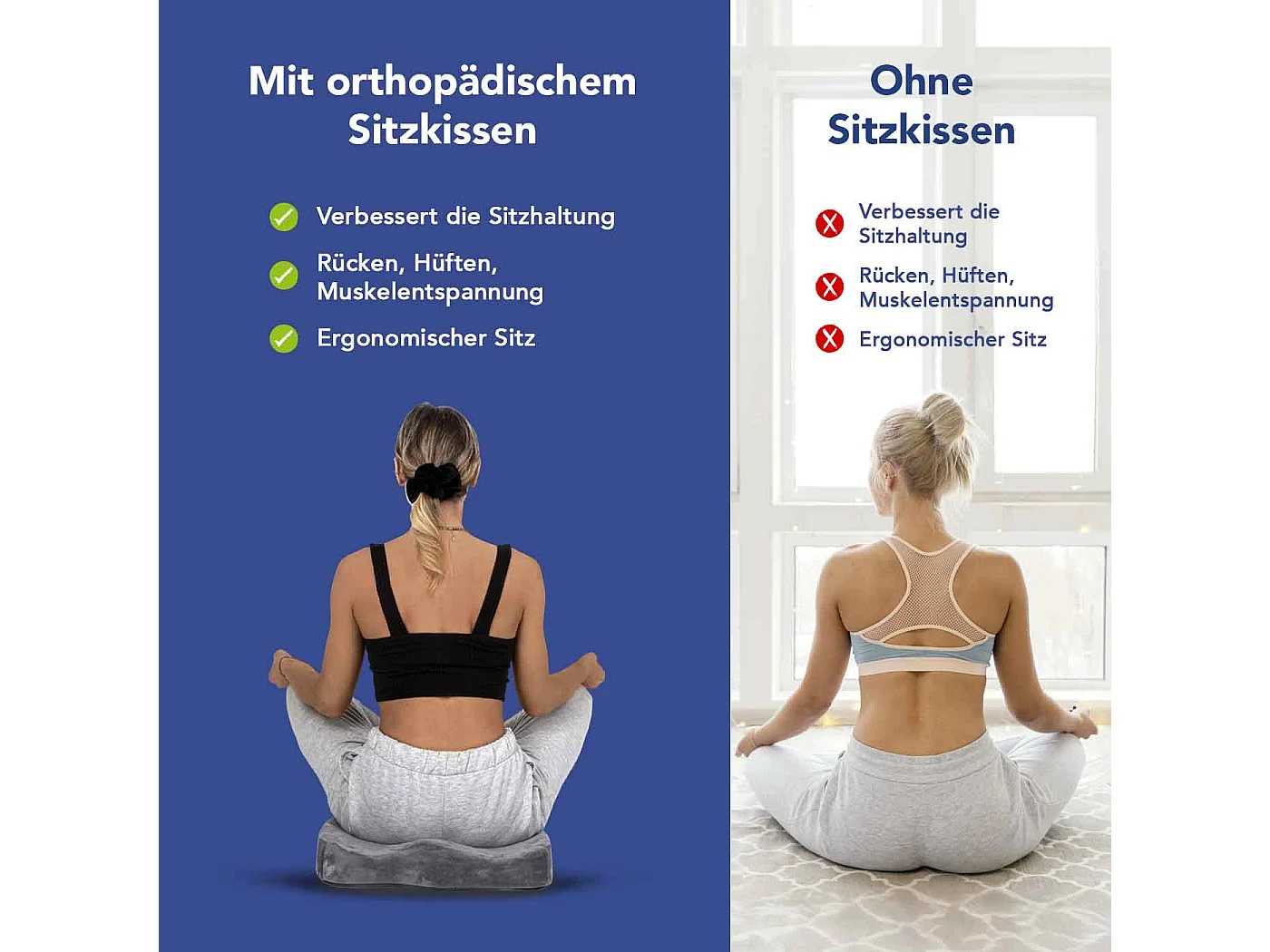ORTHOPÄDISCHES SITZKISSEN
