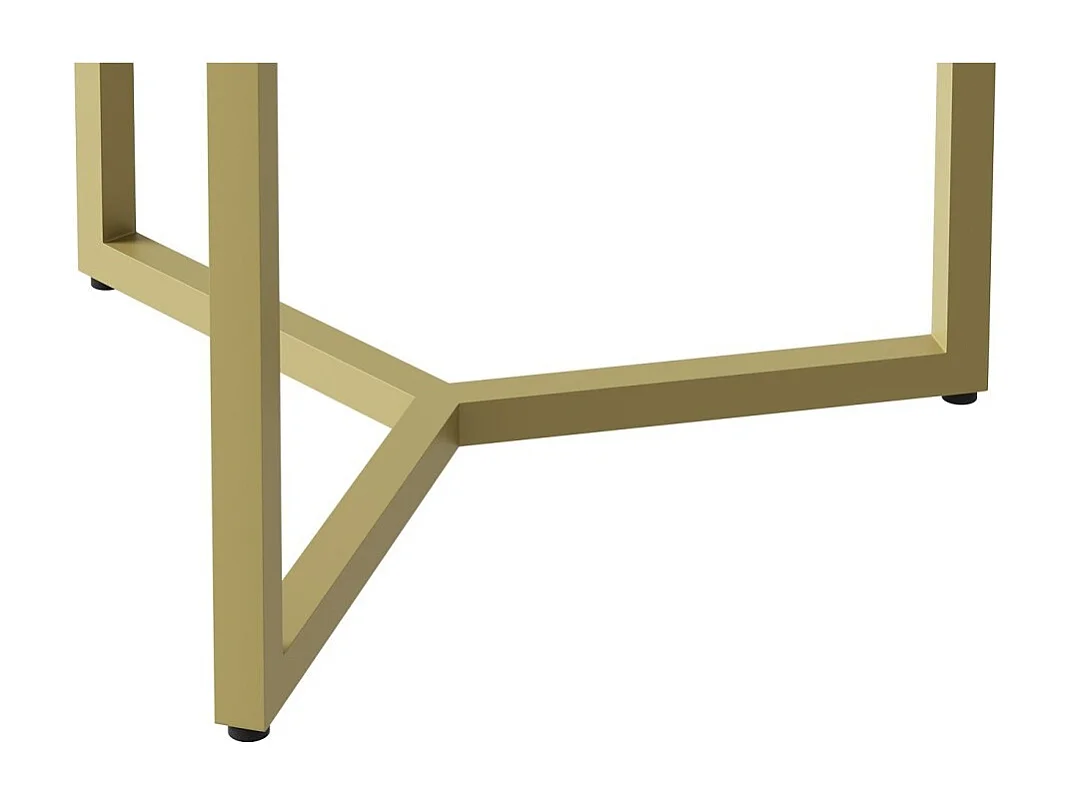 Table d'appoint JOURNA marbre blanc