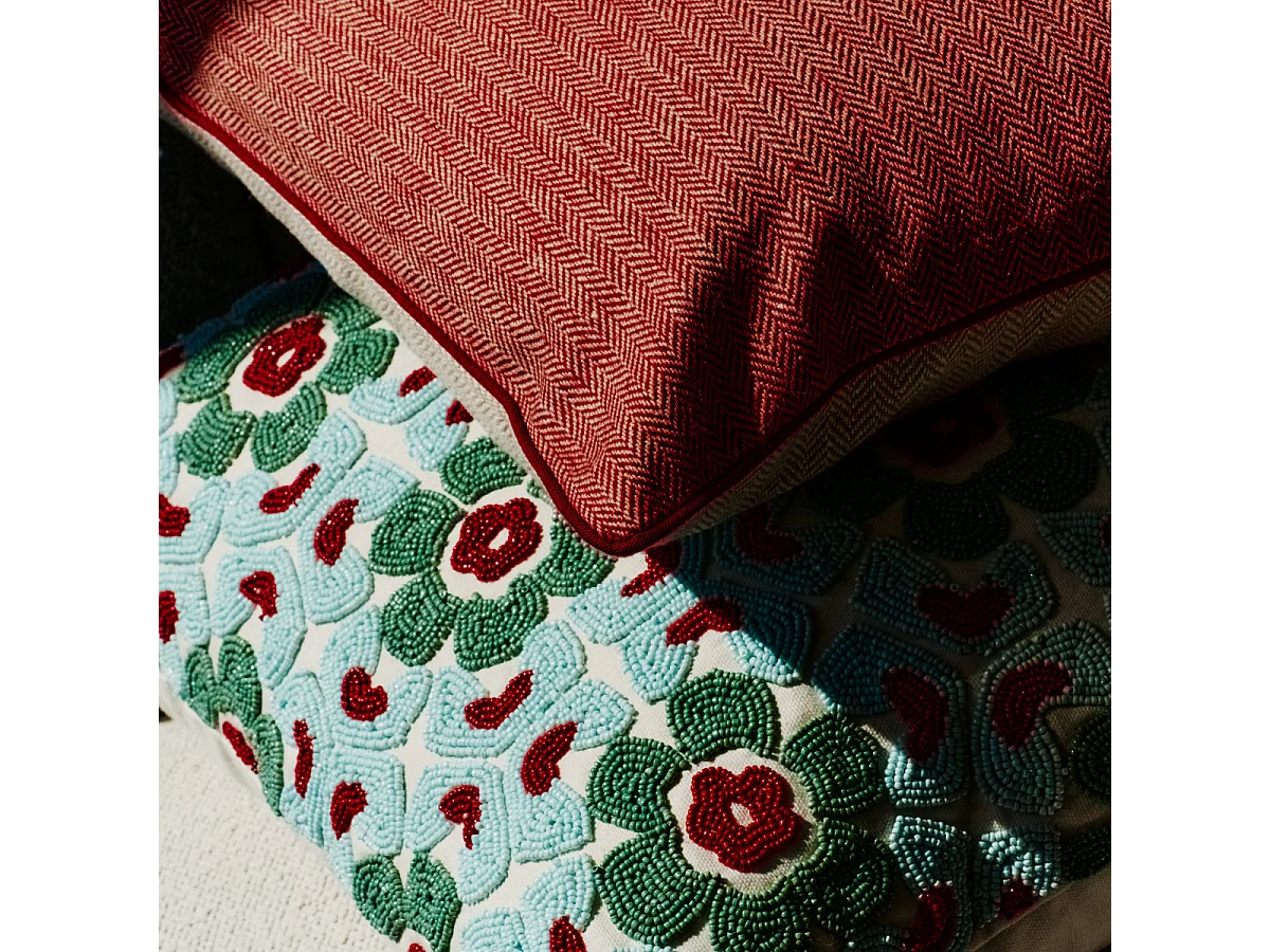 Coussin Cortone - Bleu