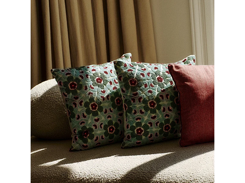 Coussin Cortone - Bleu