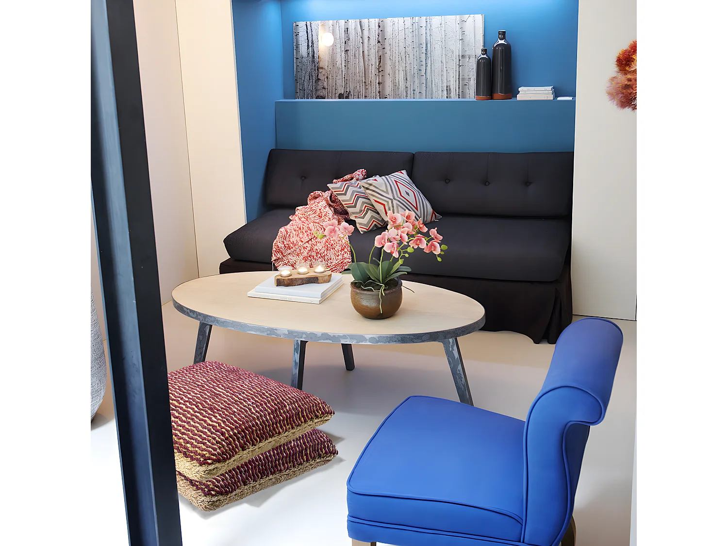 Coussin de Sol Luigio Luigio - Rouge / 80 cm