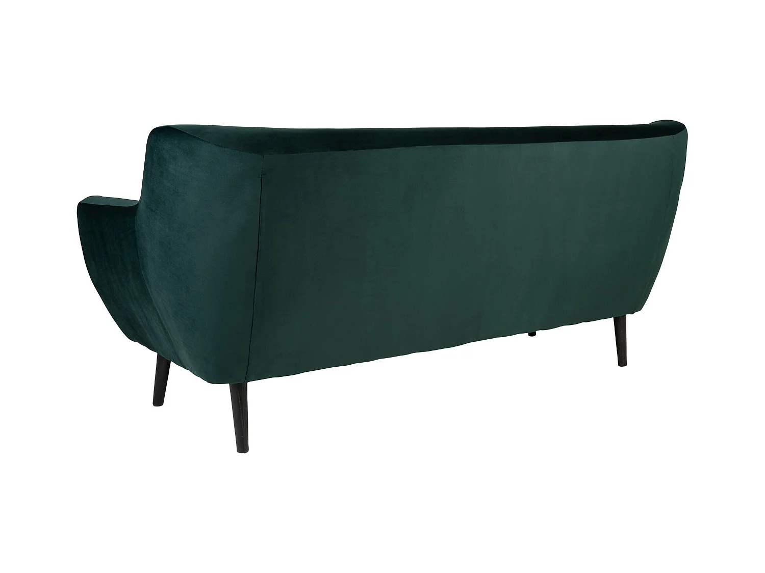Monte bank 3-zits velours groen.
