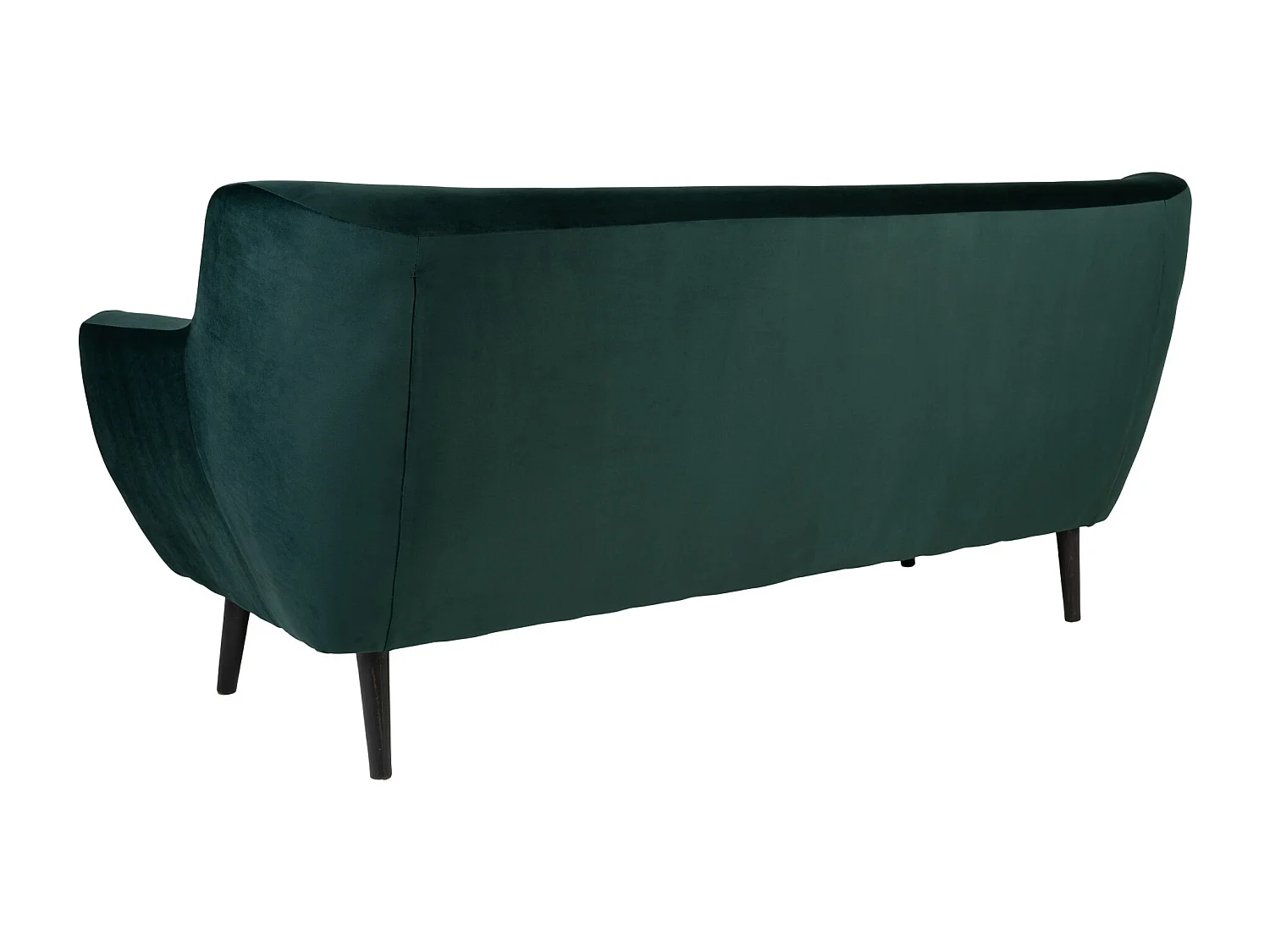 Monte bank 3-zits velours groen.