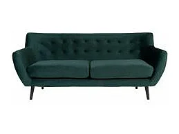 Monte bank 3-zits velours groen.