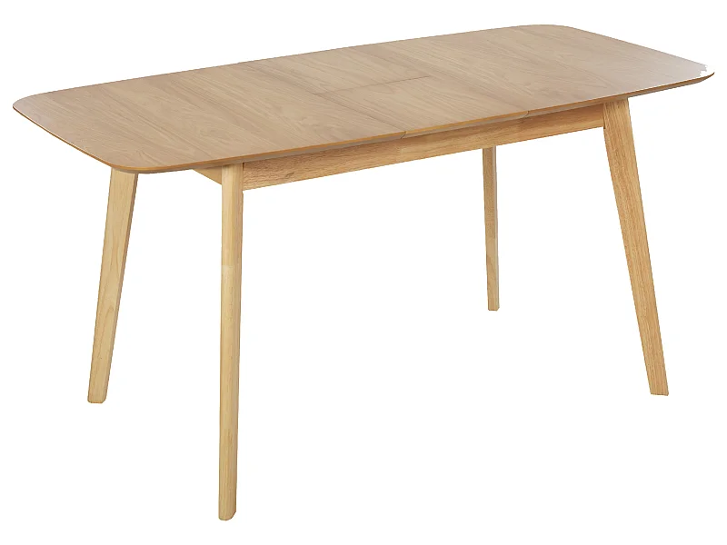 Table de salle à manger extensible MADOX Chêne clair 120/150 cm 75 cm