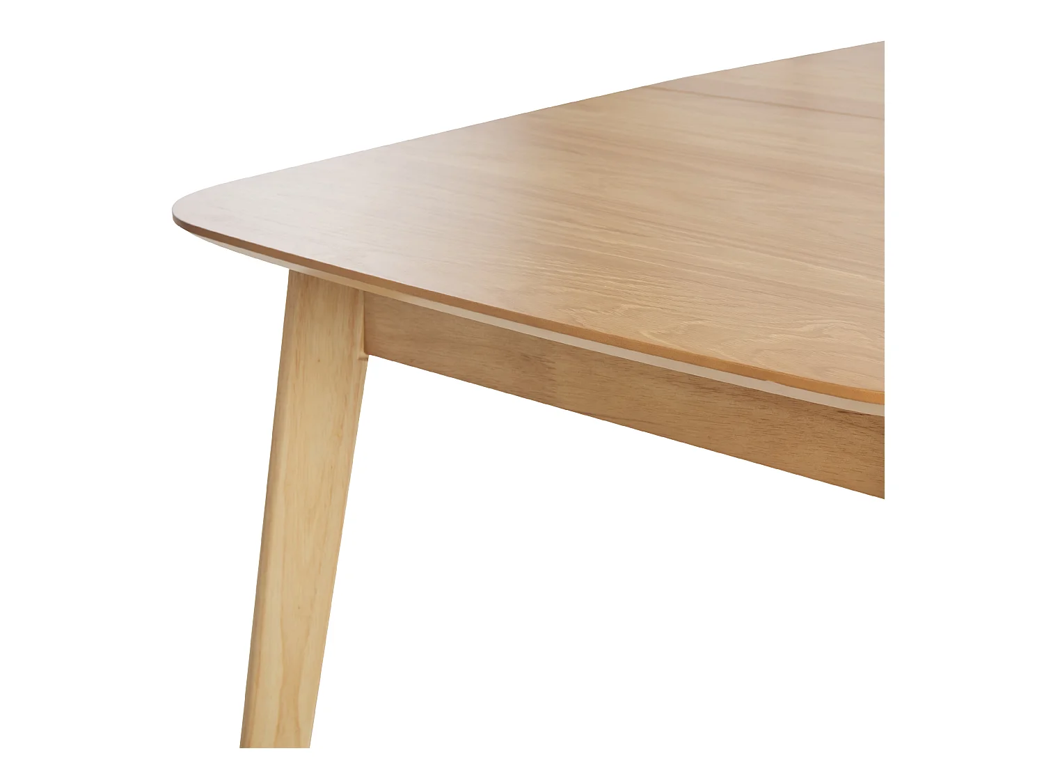Table de salle à manger extensible MADOX Chêne clair 120/150 cm 75 cm