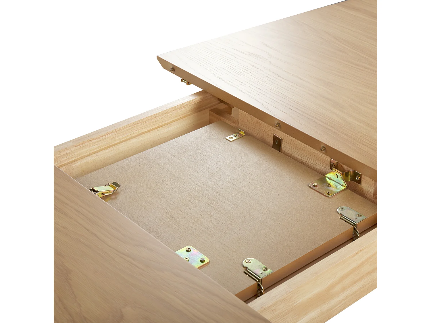 Table de salle à manger extensible MADOX Chêne clair 120/150 cm 75 cm