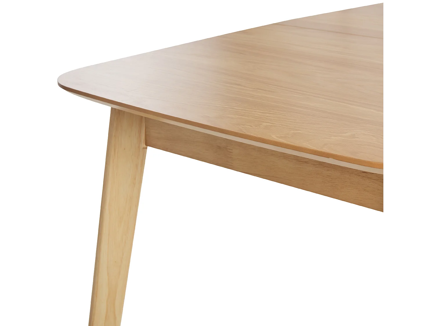 Table de salle à manger extensible MADOX Chêne clair 120/150 cm 75 cm