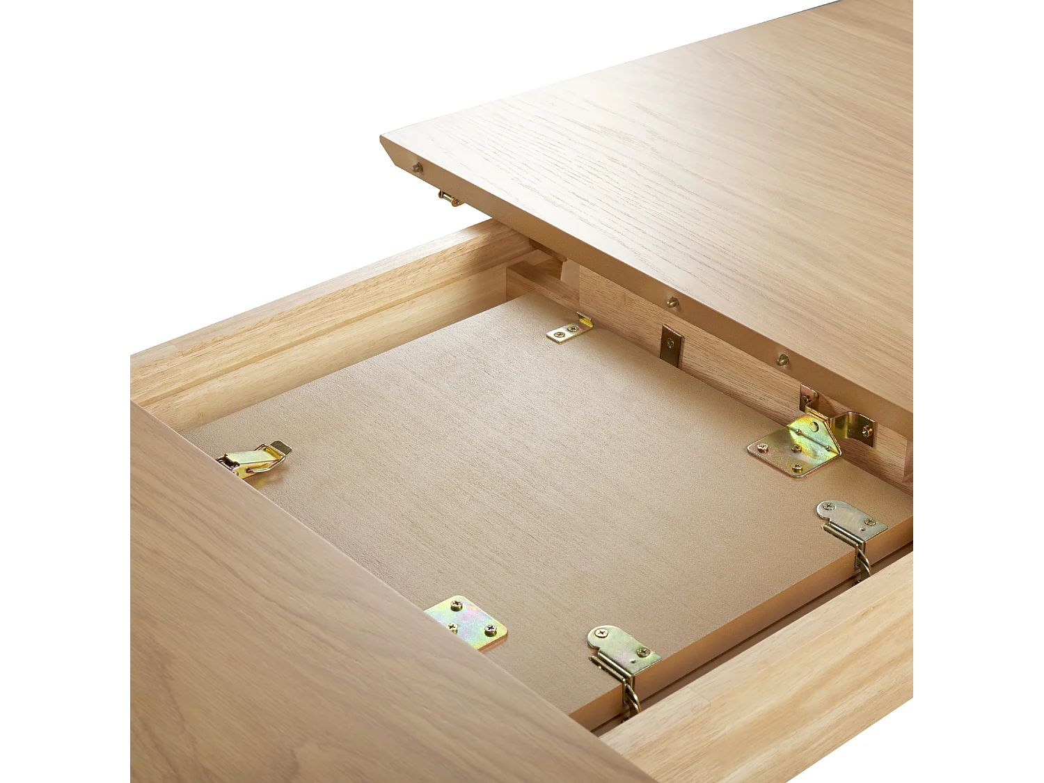 Table de salle à manger extensible MADOX Chêne clair 120/150 cm 75 cm