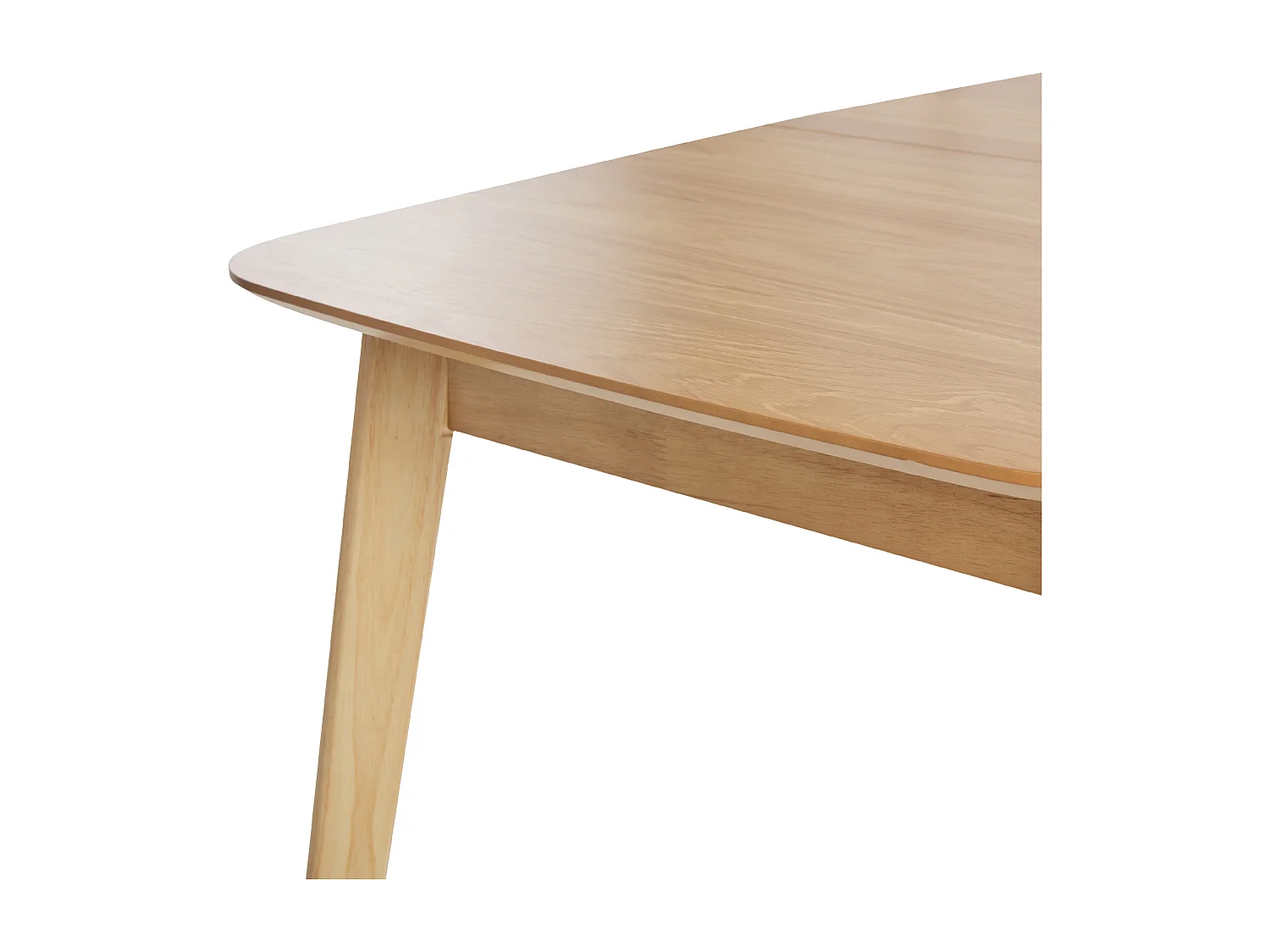 Table de salle à manger extensible MADOX Chêne clair 120/150 cm 75 cm