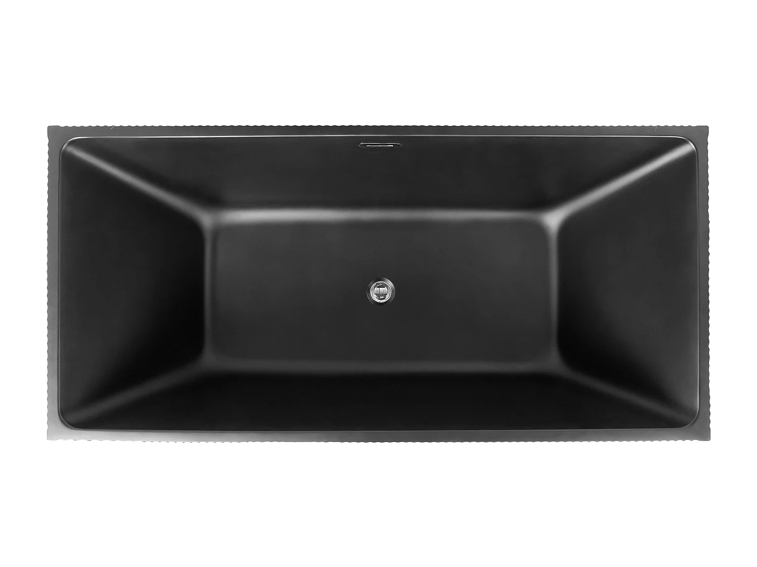 Wanna wolnostojąca GOCTA 170 x 80 cm Czarny