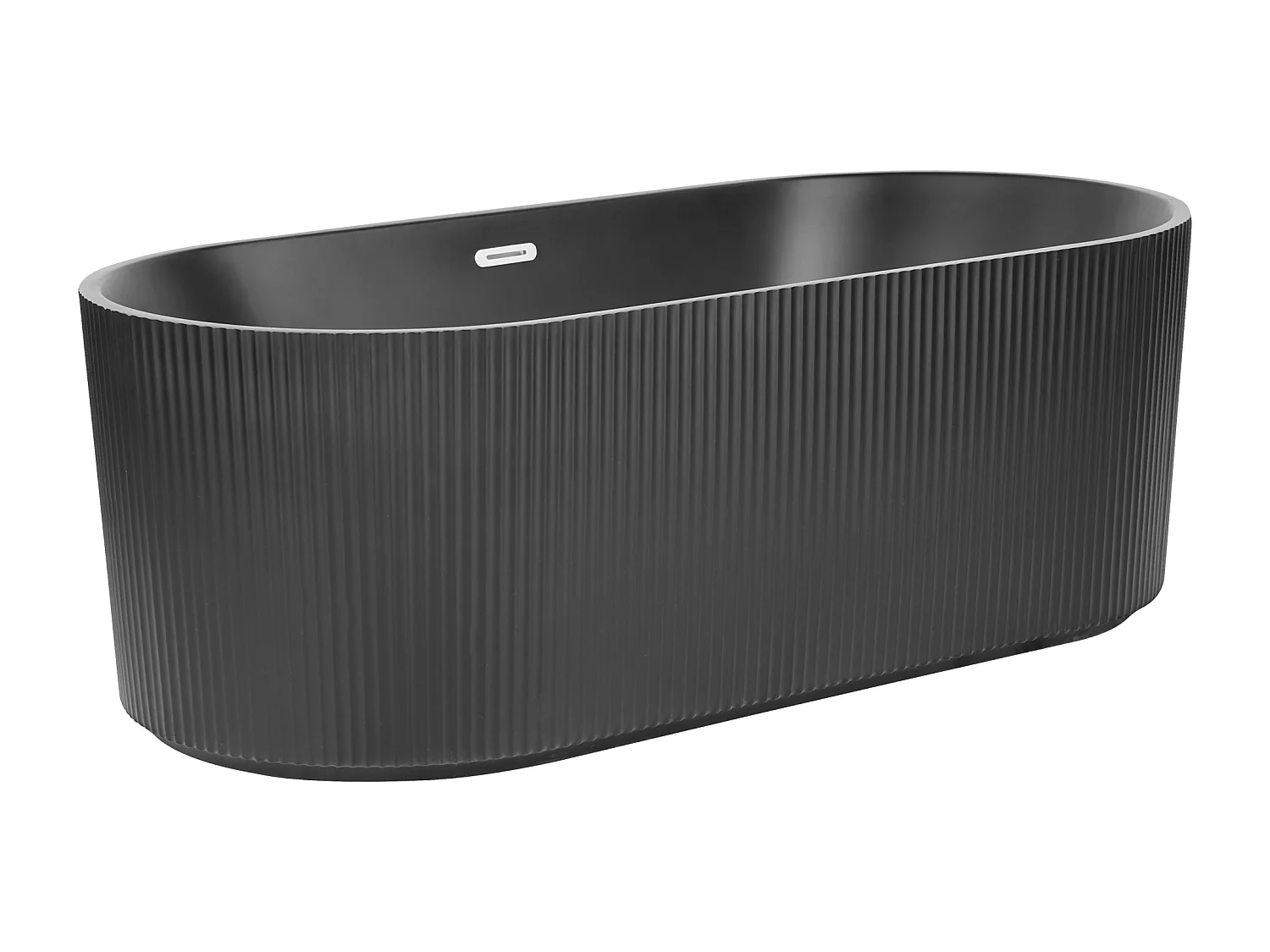 Baignoire îlot GOCTA 169 x 80 cm Noir