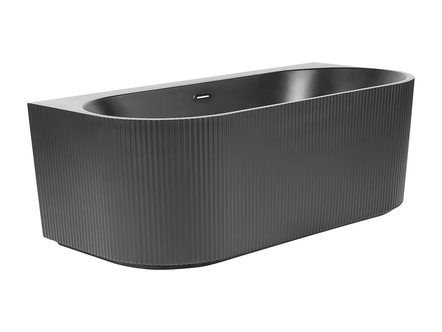 Badkuip GOCTA 170 x 80 cm Zwart
