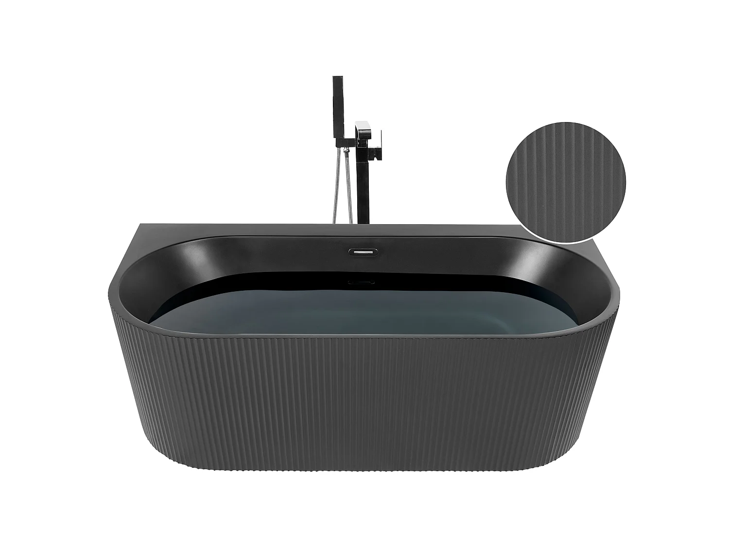 Baignoire GOCTA 170 x 80 cm Noir
