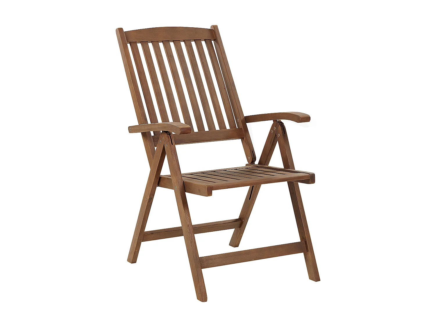 Lot de 6 chaises de jardin avec coussins AMANTEA Acacia Taupe