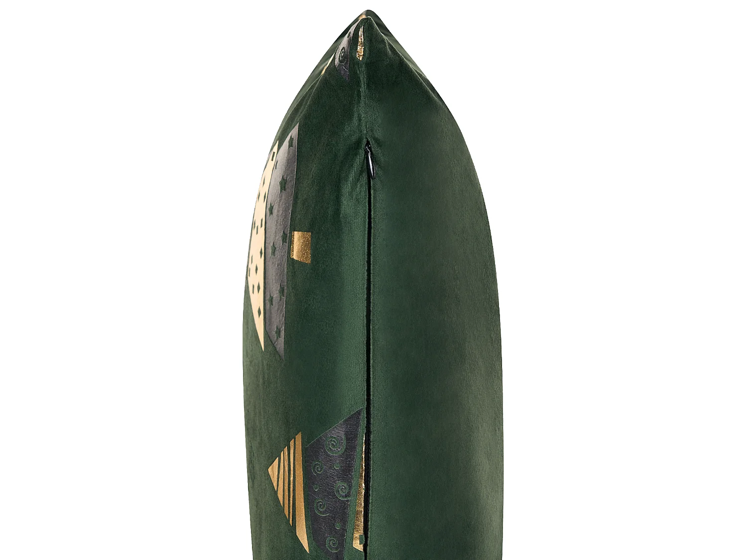 Set van 2 decoratieve kussens GOLDSPRUCE Fluweel 45 x 45 cm Groen Kerst patroon