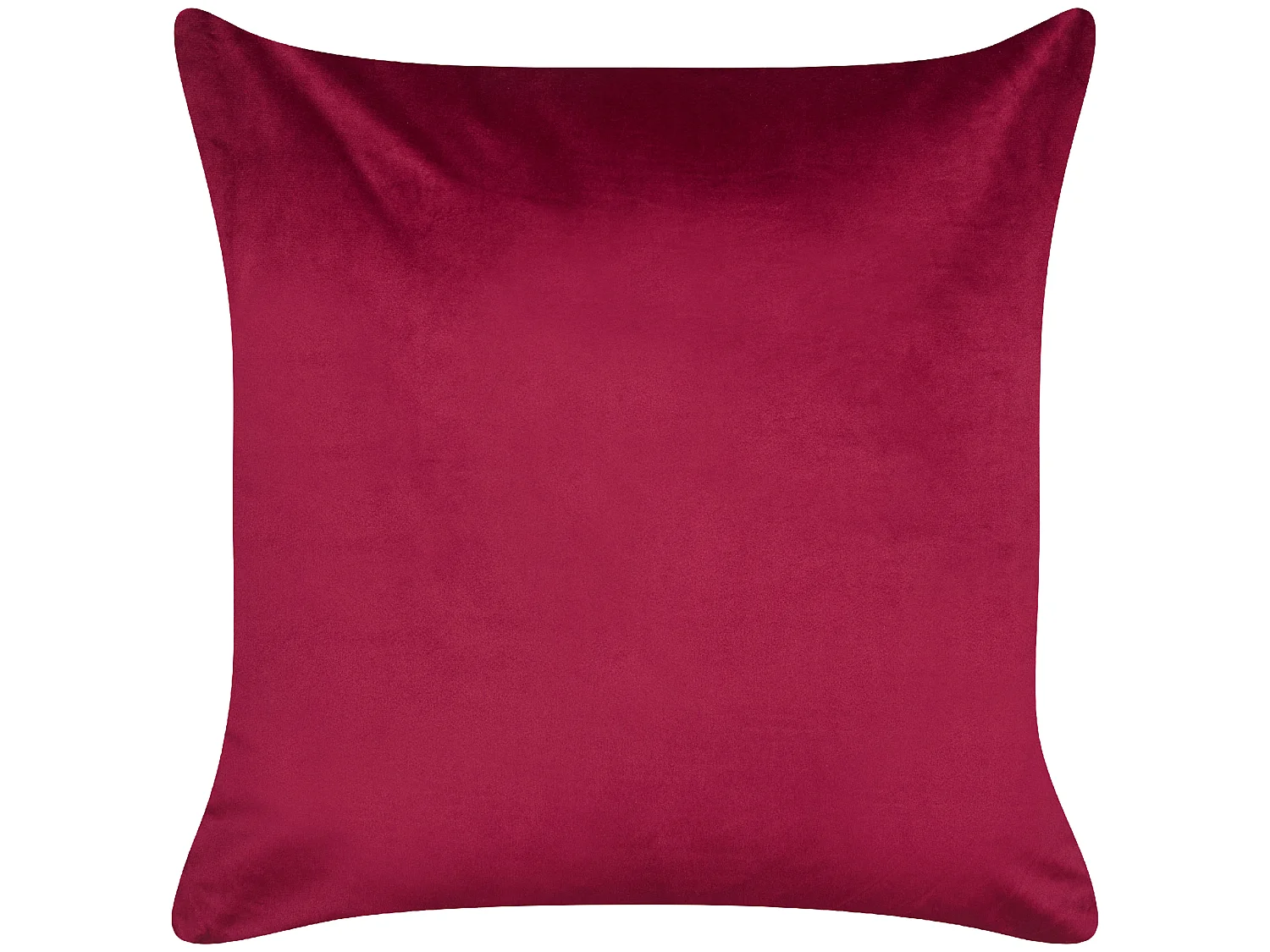 Lot de 2 coussins décoratifs GOLDSPRUCE Velours 45 x 45 cm Rouge Motif de Noël