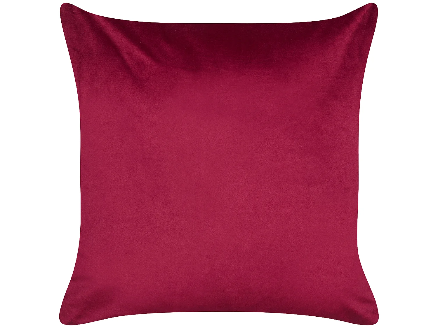 Set van 2 decoratieve kussens GOLDSPRUCE Fluweel 45 x 45 cm Rood Kerst patroon