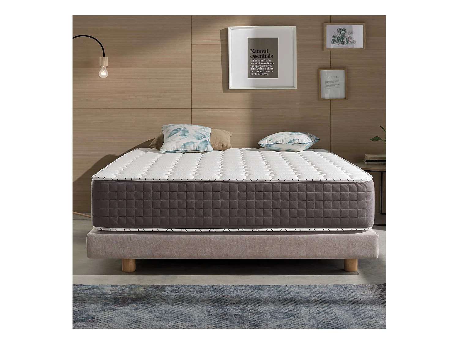 Naturalex - Extrafresh à ressorts ensachés 160x200 cm - Épais 30 cm - Visco Thermorégulateur - Tissu Premium - Confort - Haute Qualité - Respirabilité optimale