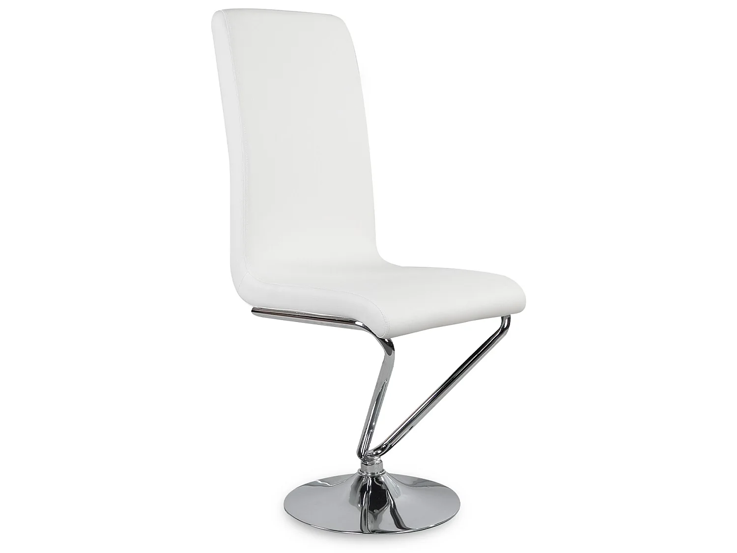 Lot de 6 chaises design Colami Blanc