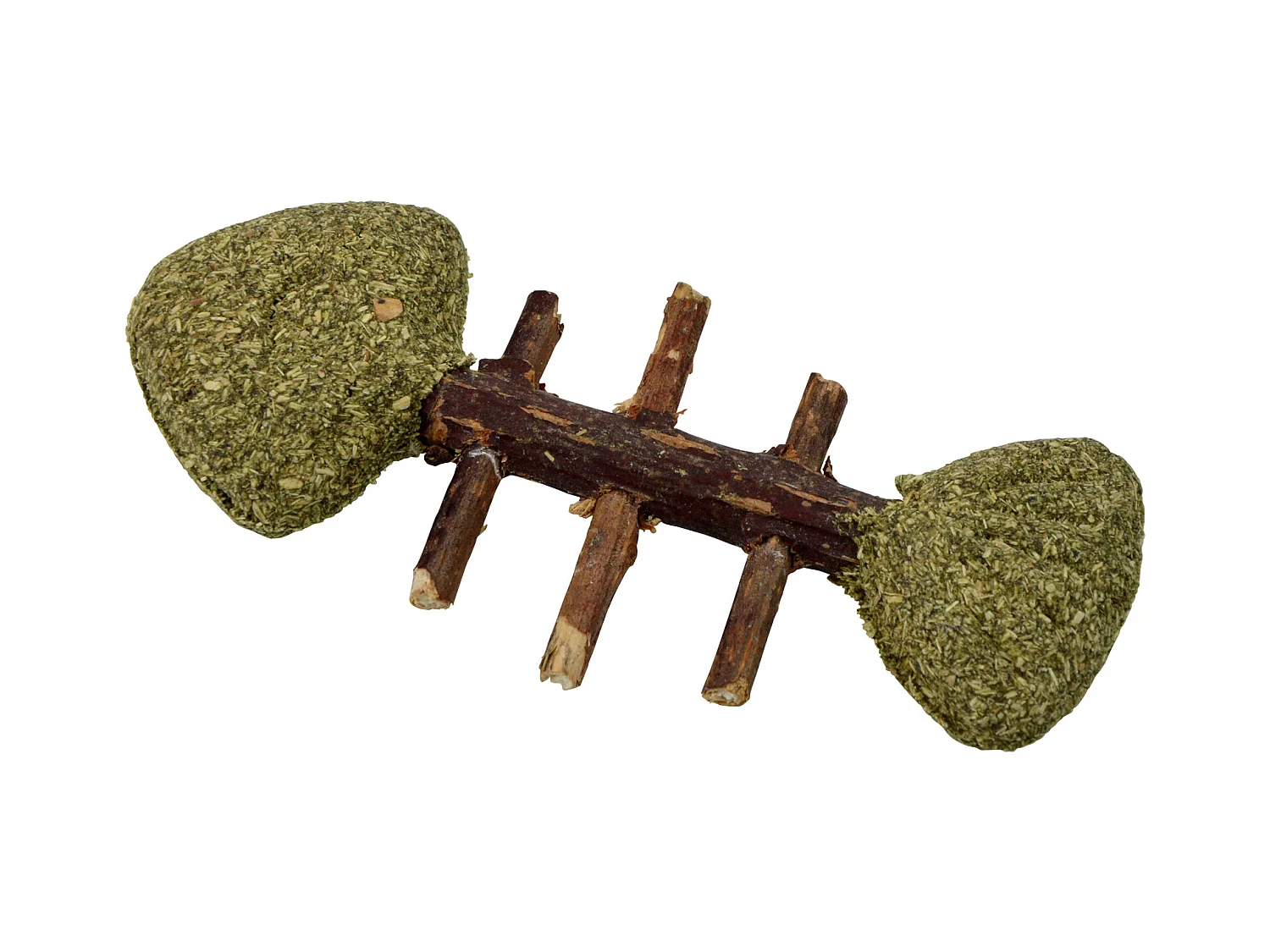 Jouet arete de poisson matatabi et herbe a chat