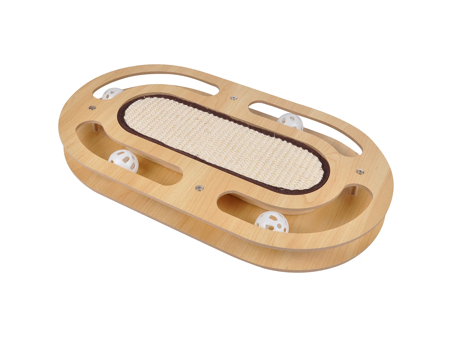 Circuit de jeu avec griffoir pour chat