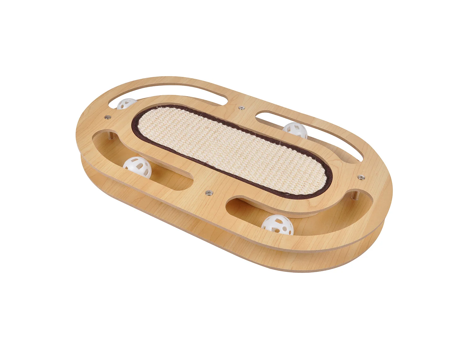 Circuit de jeu avec griffoir pour chat