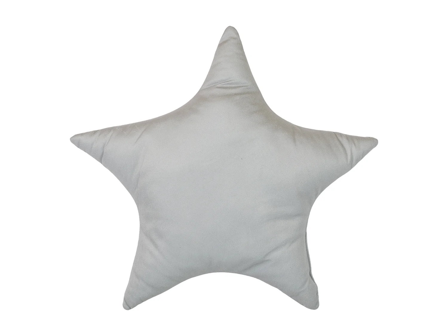 Coussin Etoile Gris 44x37cm