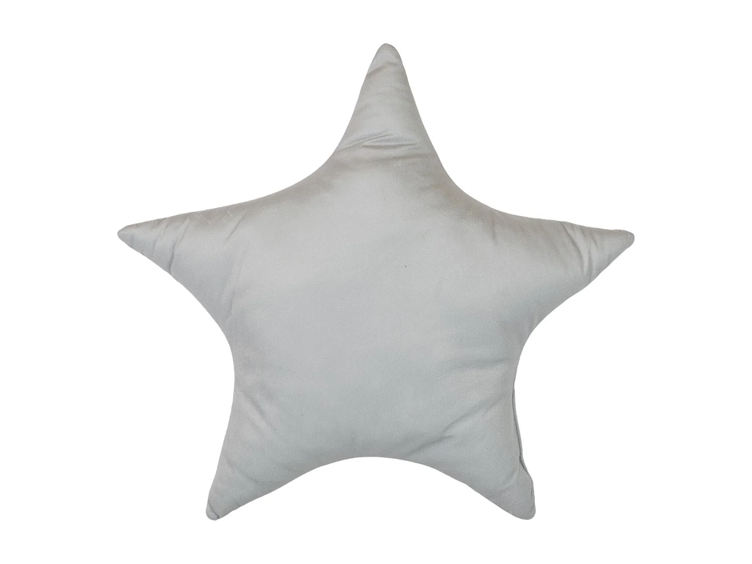 Coussin Etoile Gris 44x37cm