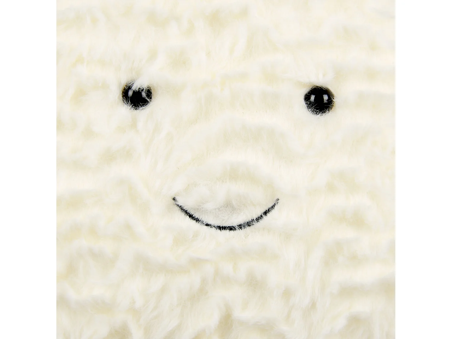 Coussin en forme d'étoile blanche 40 x 40 cm STARFRUIT