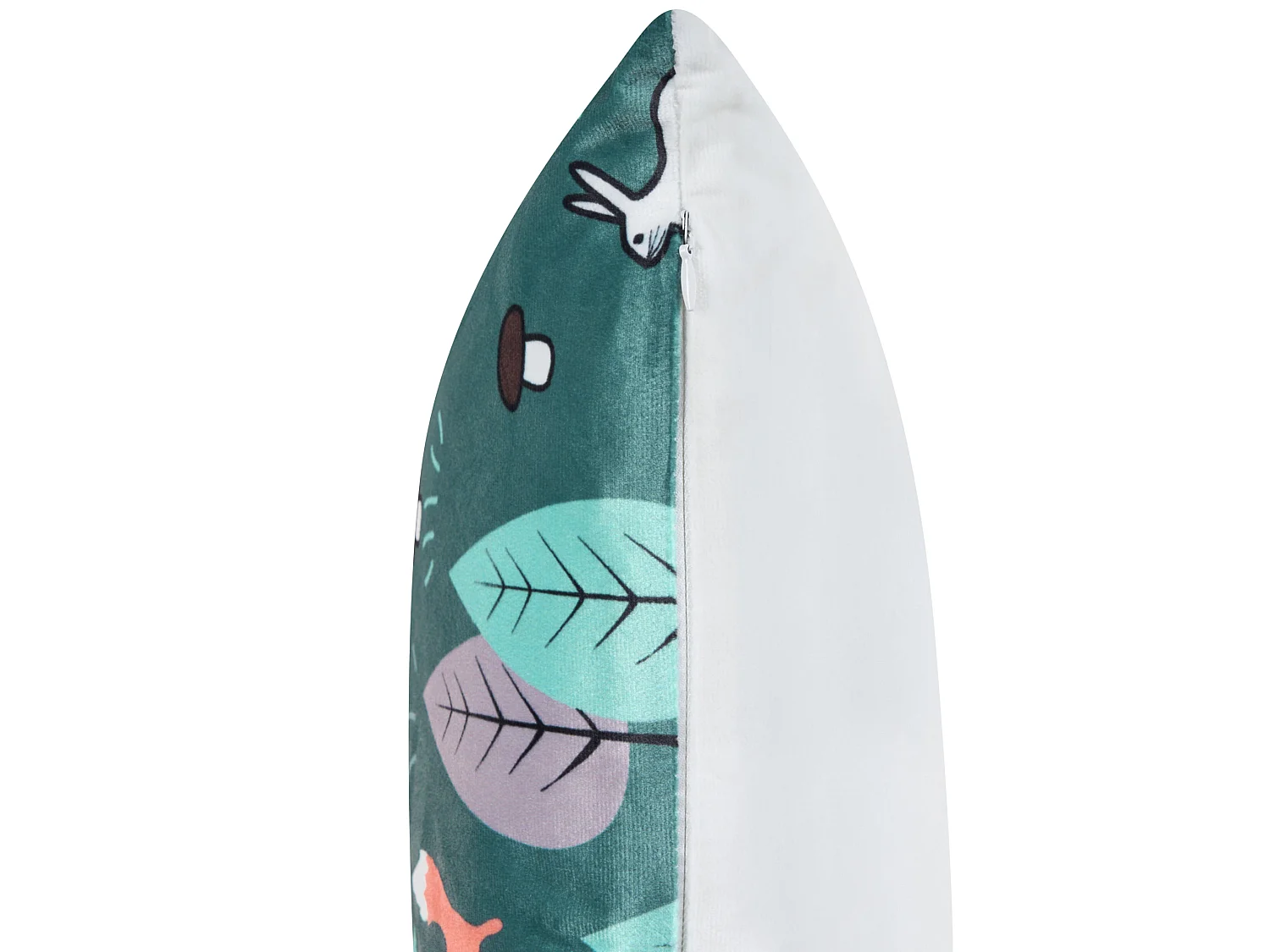 Lot de 2 coussins décoratifs FOOTHILL Velours 45 x 45 cm Vert menthe