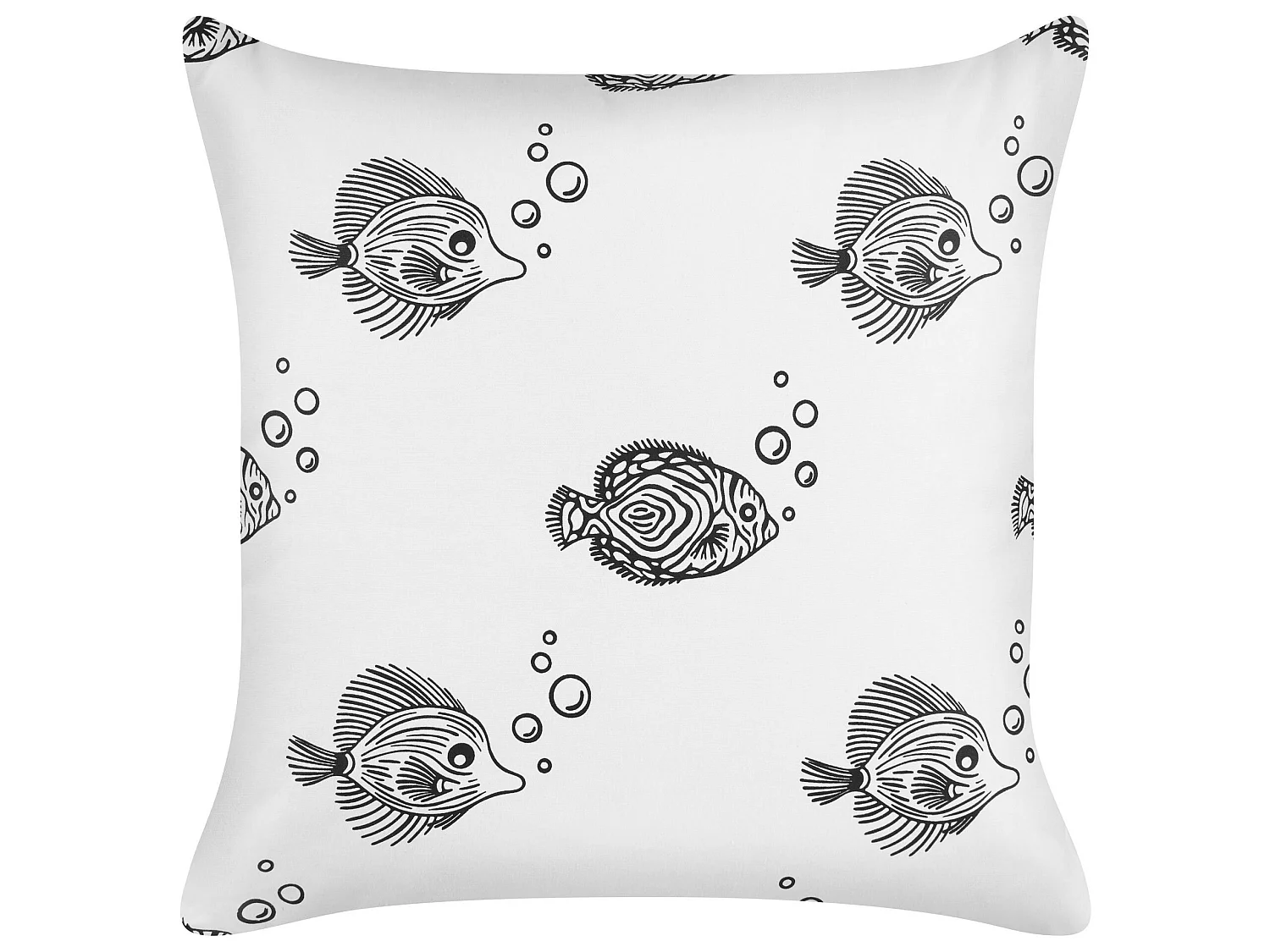 Sierkussen set van 2 katoen wit 45 x 45 cm TWEEDIA