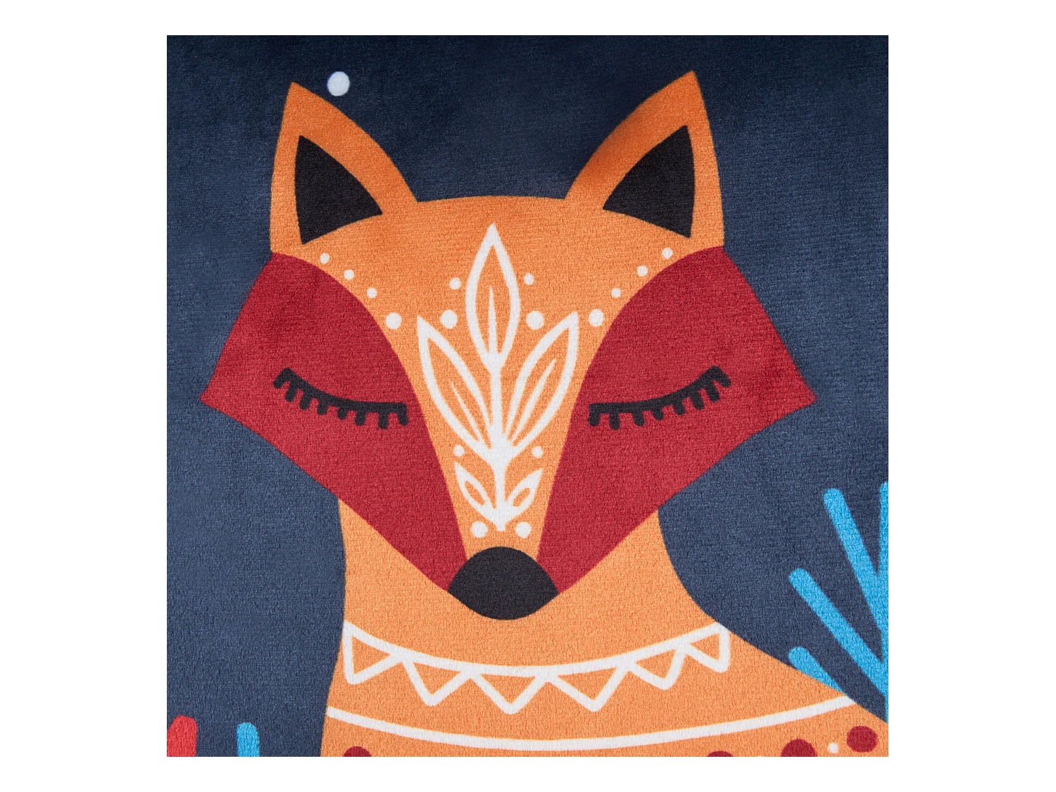 Lot de 2 coussins décoratifs FIRESPIKE Velours 45 x 45 cm Bleu foncé