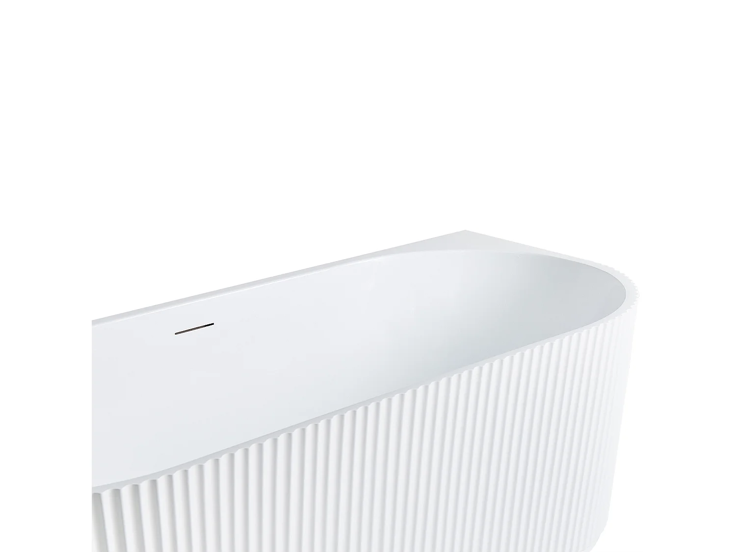 Badkuip ovaal wit 167 x 73 cm GOCTA