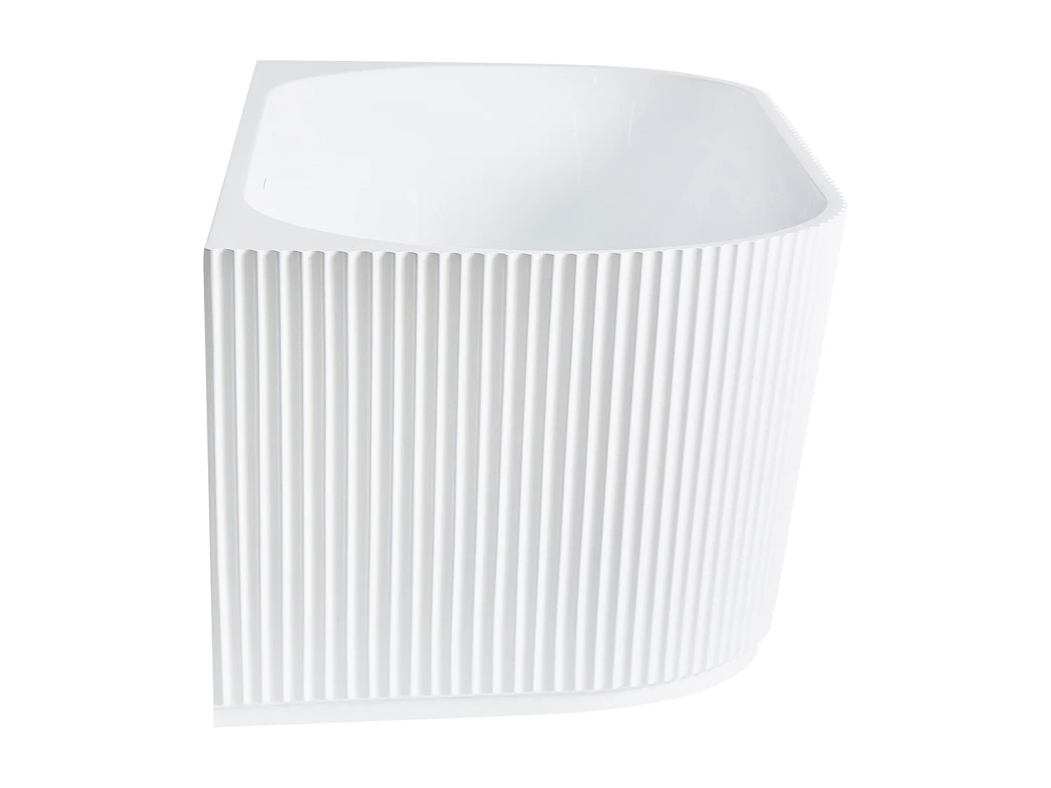 Badkuip ovaal wit 167 x 73 cm GOCTA