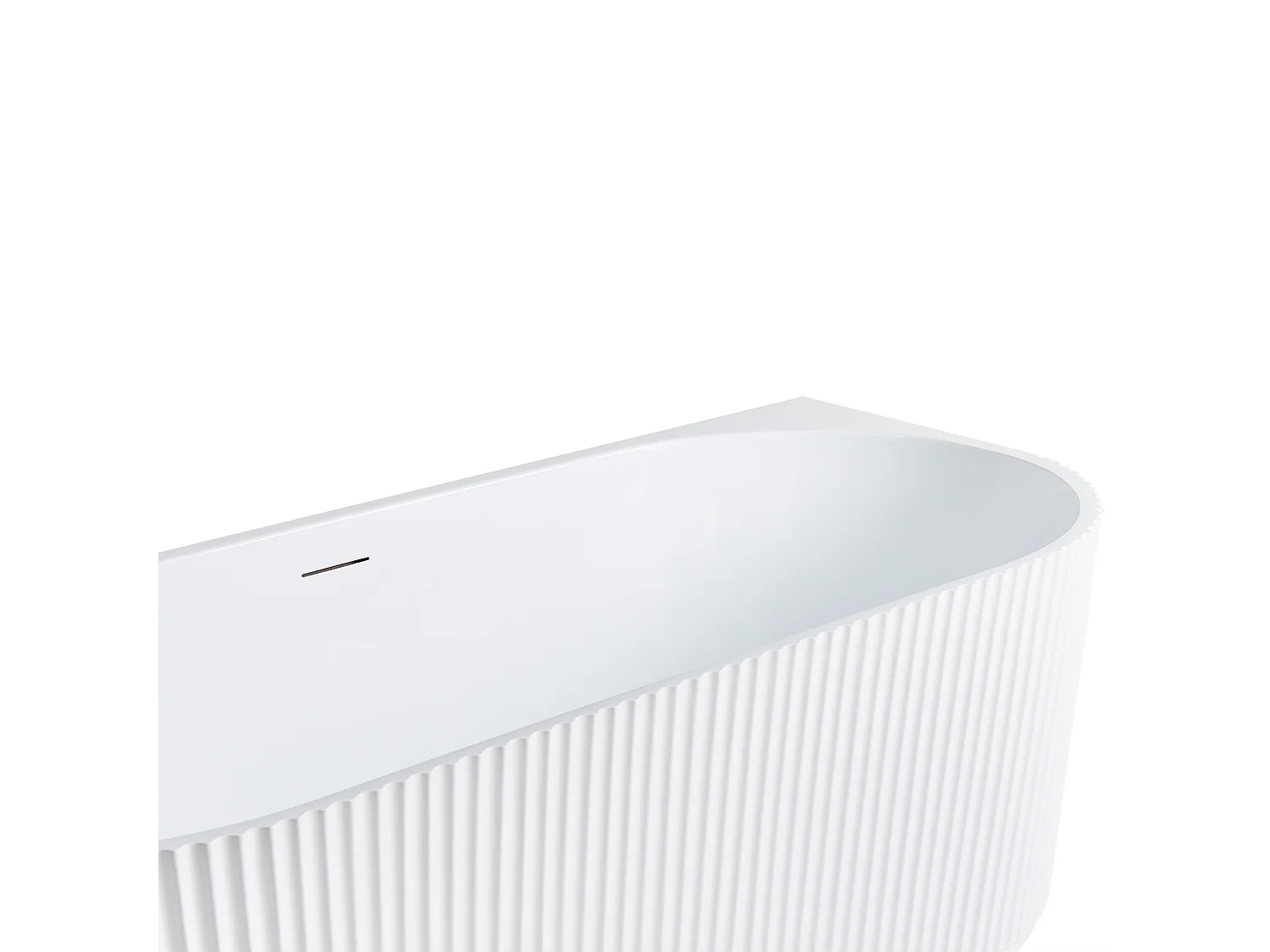 Badkuip ovaal wit 167 x 73 cm GOCTA