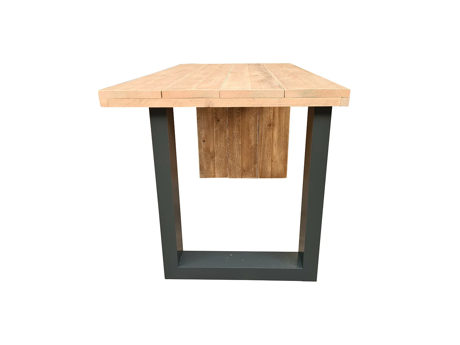 Wood4you - Bureau - San Diego - steigerhout 200Lx50Dx75H cm antraciet